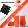 BBQ Grill Silicone Basting Brush 12 Inch Stainless Steel Handle With Silicone Bristles
